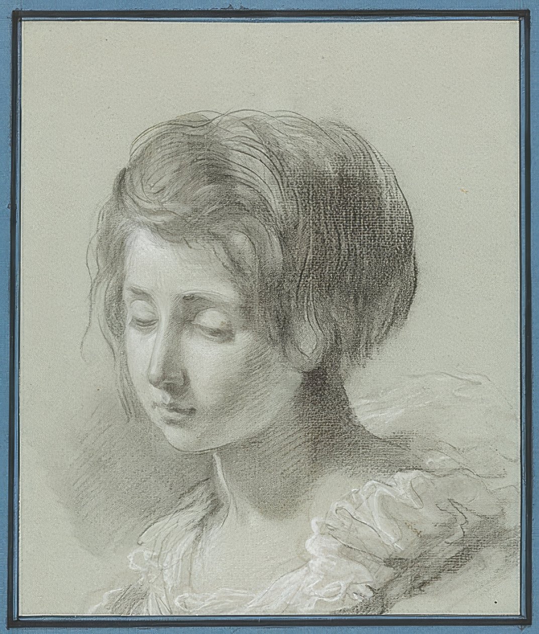 Genç Bir Kadının Portresi. 1781 civarında by Jean Pierre Saint Ours