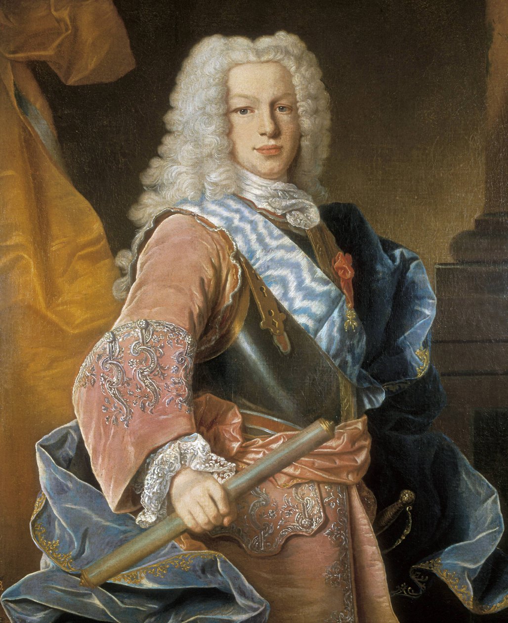 Fernando VI'nın portresi. CA. 1734 (tuval üzerine yağlı boya) by Jean Ranc