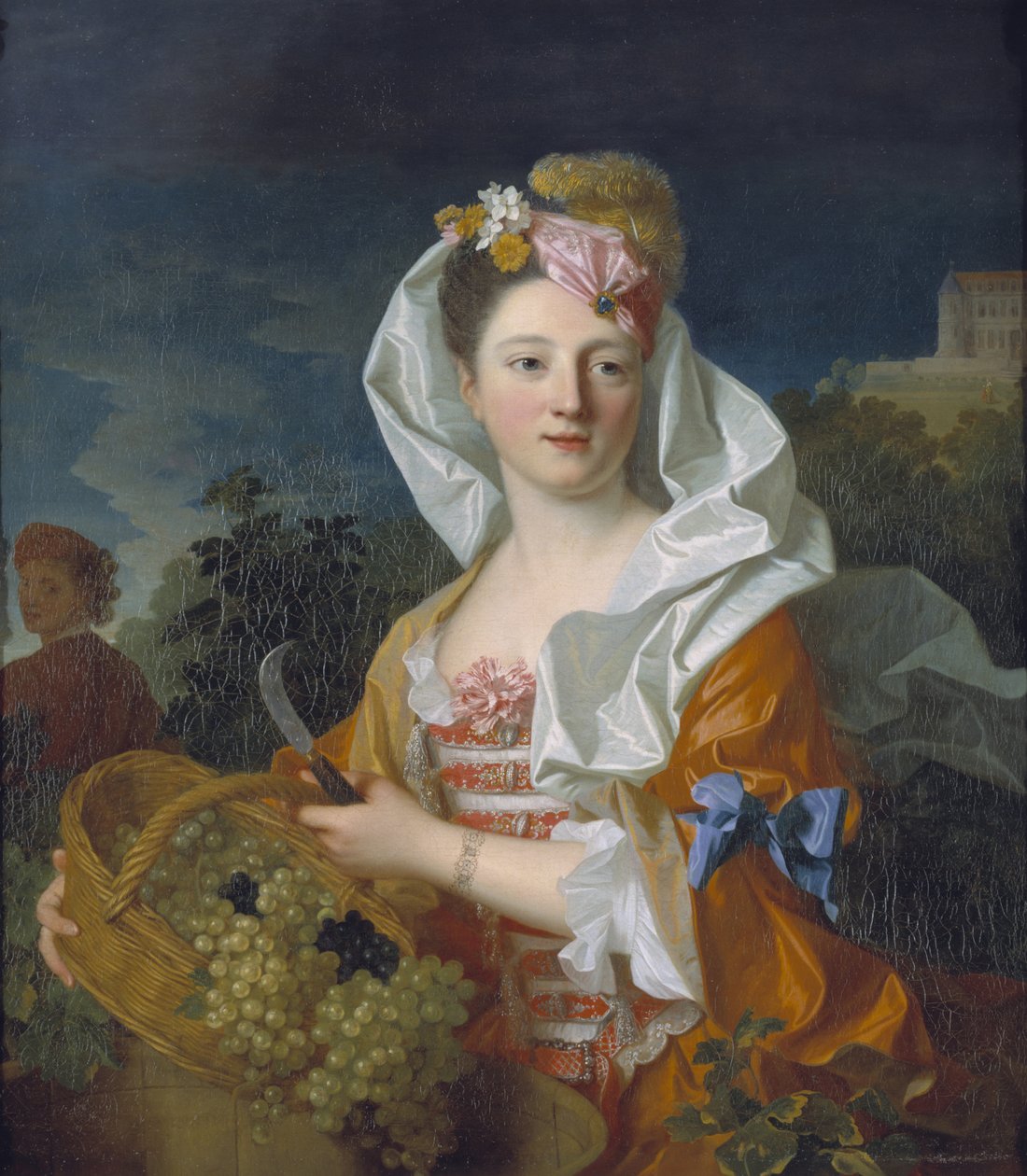 Pomona Olarak Bir Hanımefendinin Portresi by Jean Ranc