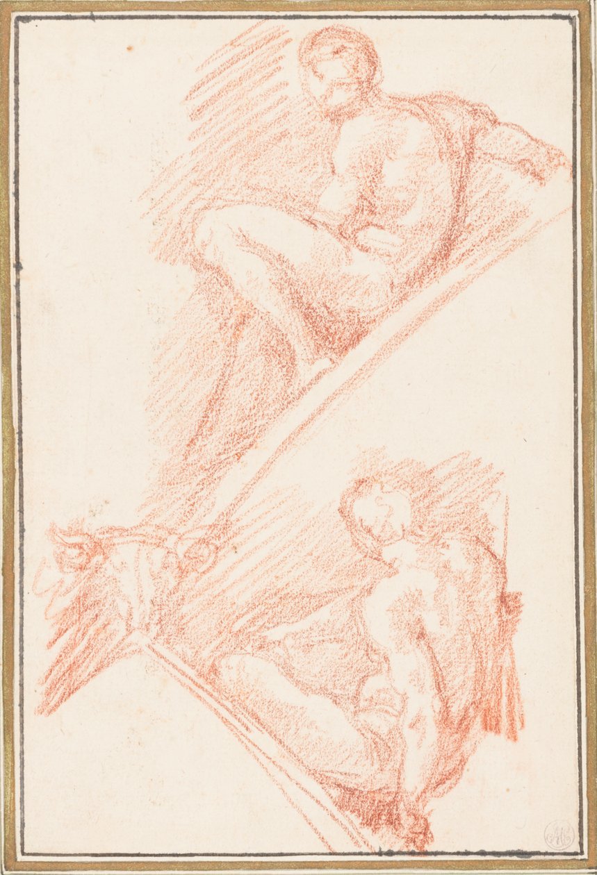 Sistine Şapeli tavanından figürler by Jean Robert Ango