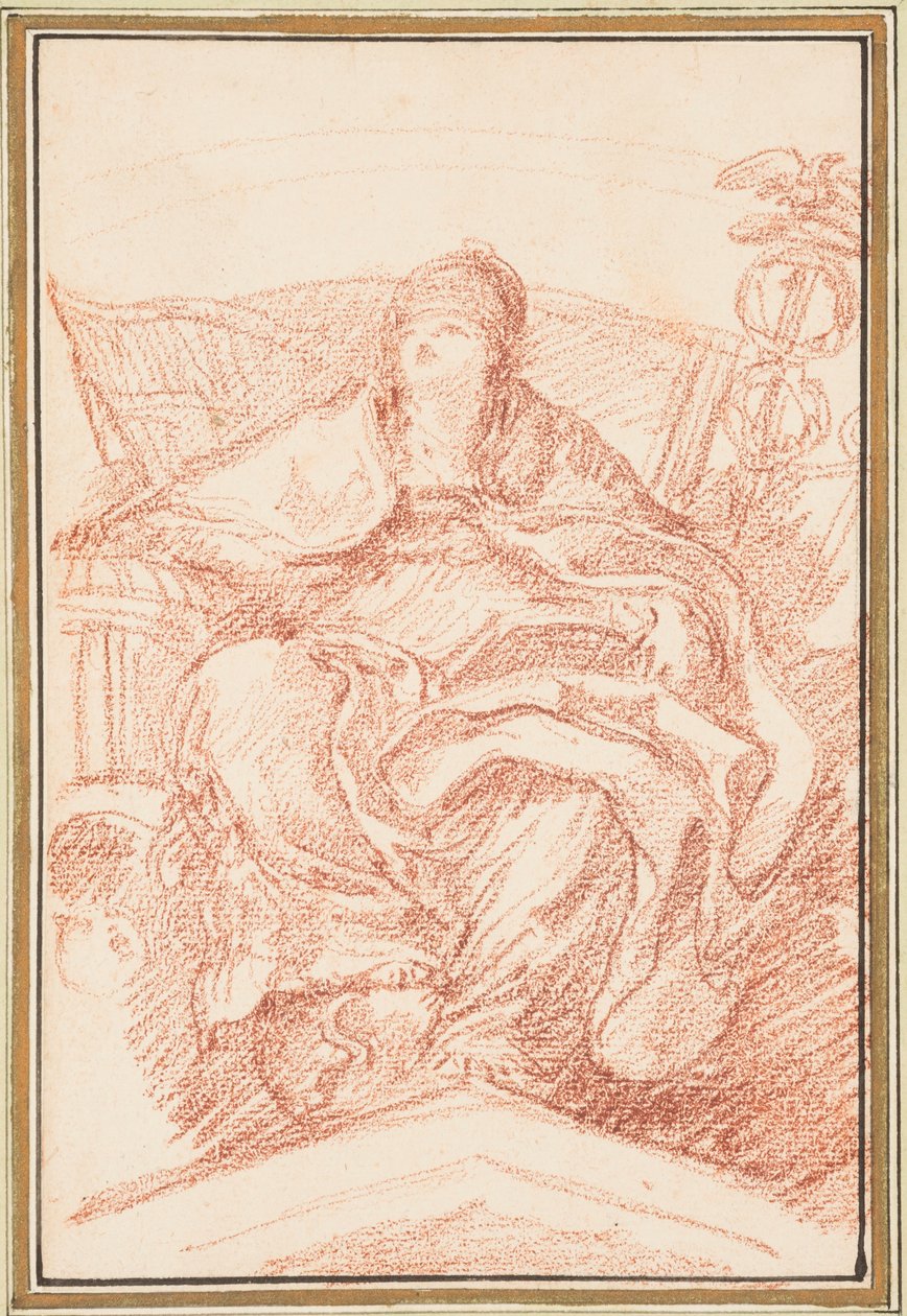 oturmuş piskopos by Jean Robert Ango