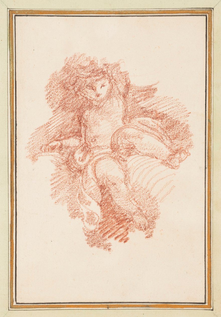 oturmuş putto by Jean Robert Ango