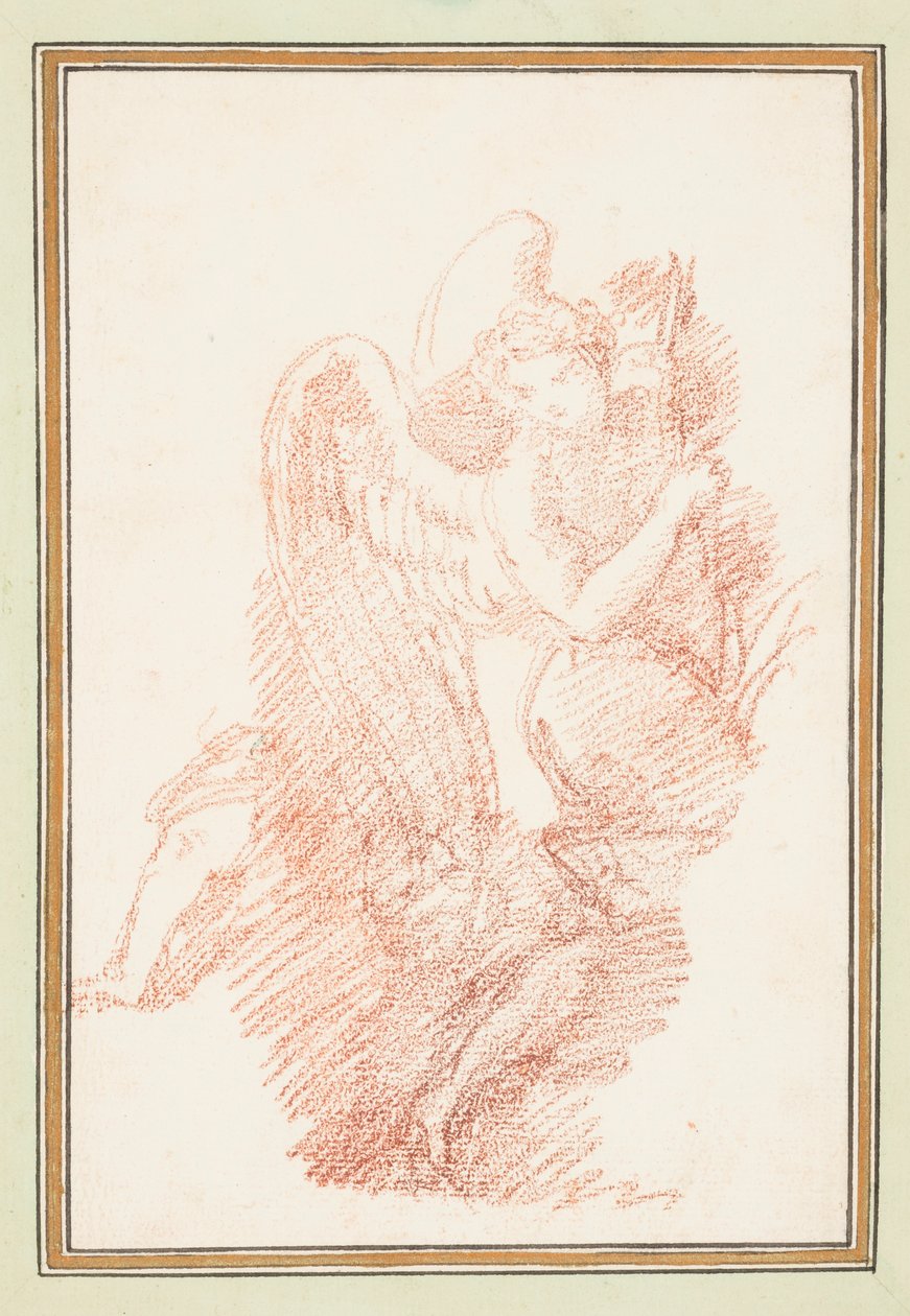 Yaylı kanatlı figür by Jean Robert Ango