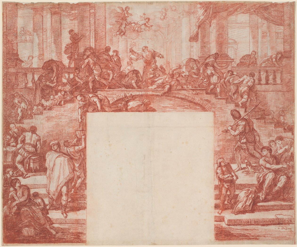 Tapınağı Temizleyen İsa (Luca Giordano