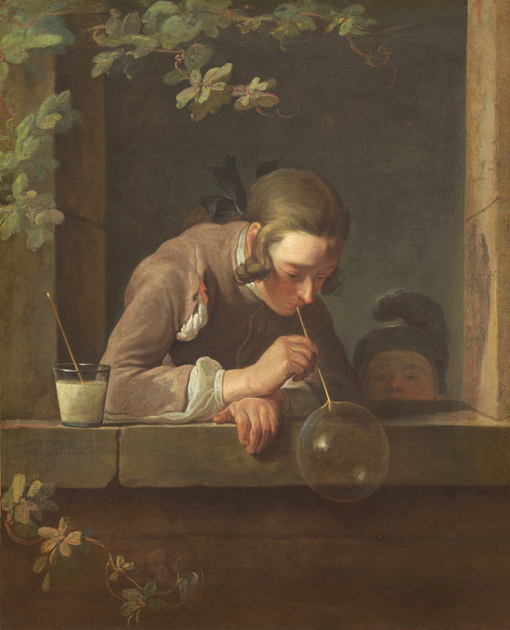 Sabun Köpüğü, muhtemelen 17331734. by Jean Baptiste Simeon Chardin