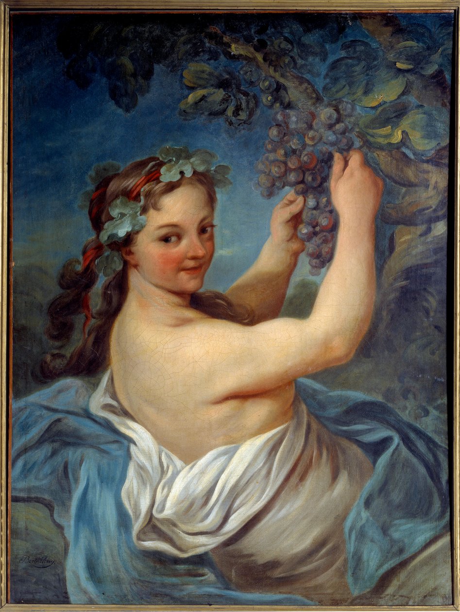 Bacchante Tablosu Jean Simon Berthelemy (1743-1811) 19. yüzyıl Laon, Musee des Beaux Arts by Jean Simon Berthelemy
