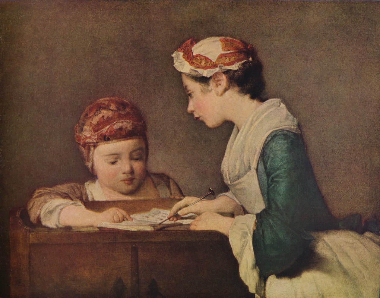 Genç Mürebbiye, c1735-1736 by Jean Baptiste Simeon Chardin