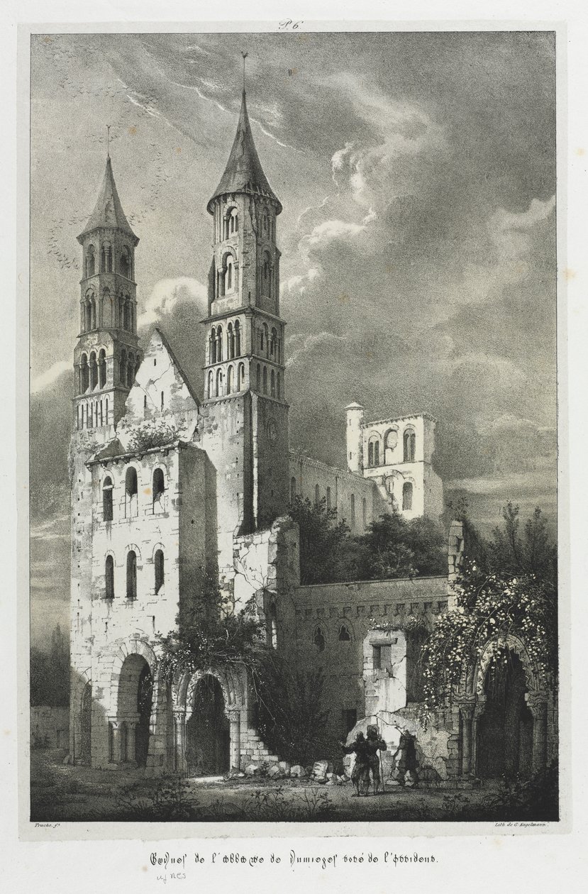 Jumièges Manastırı Harabeleri by Jean Truchot