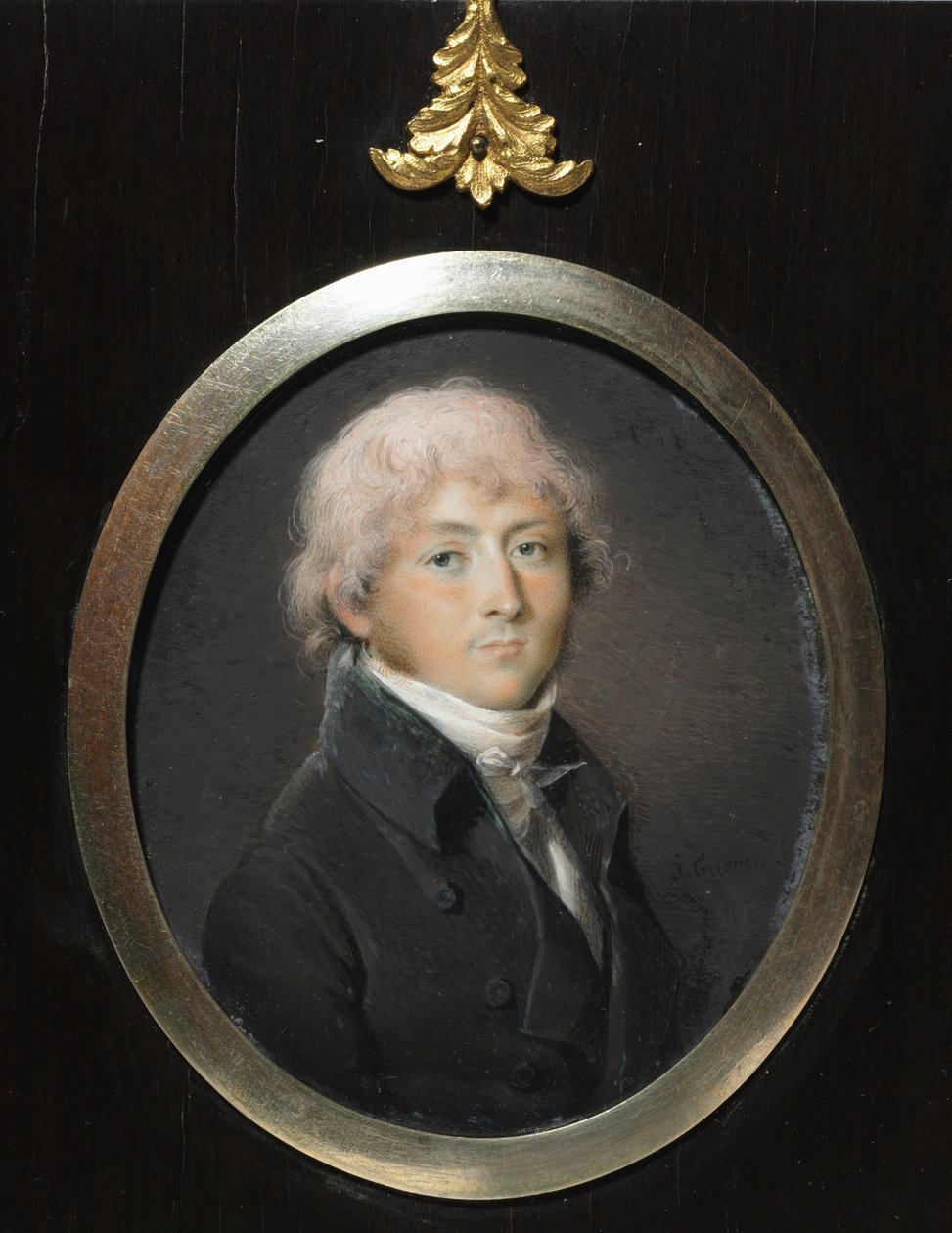Bir Adamın Portresi, 1800. by Jean Urbain Guerin