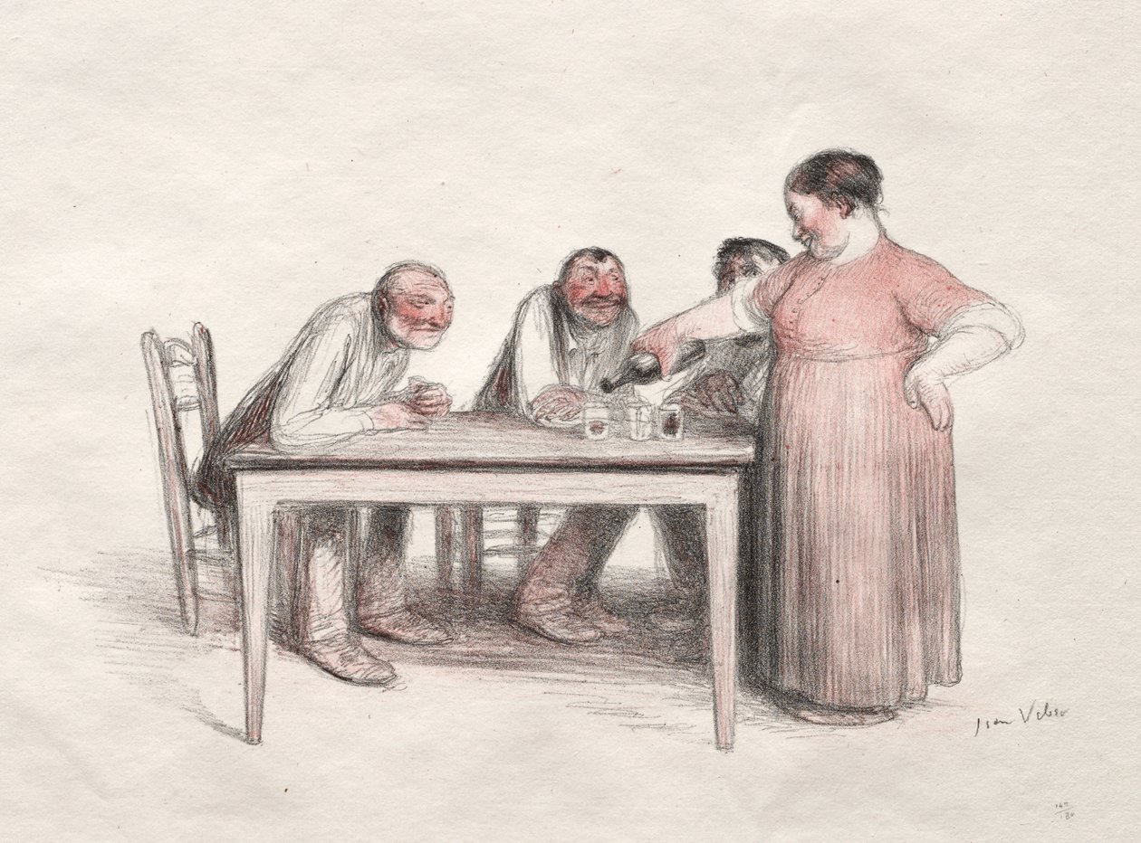Şarap kadehi by Jean Veber