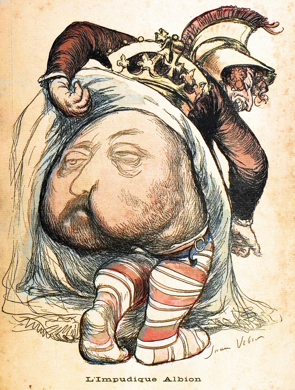 Ölümsüz Albion - Edward VII”. Jean Veber