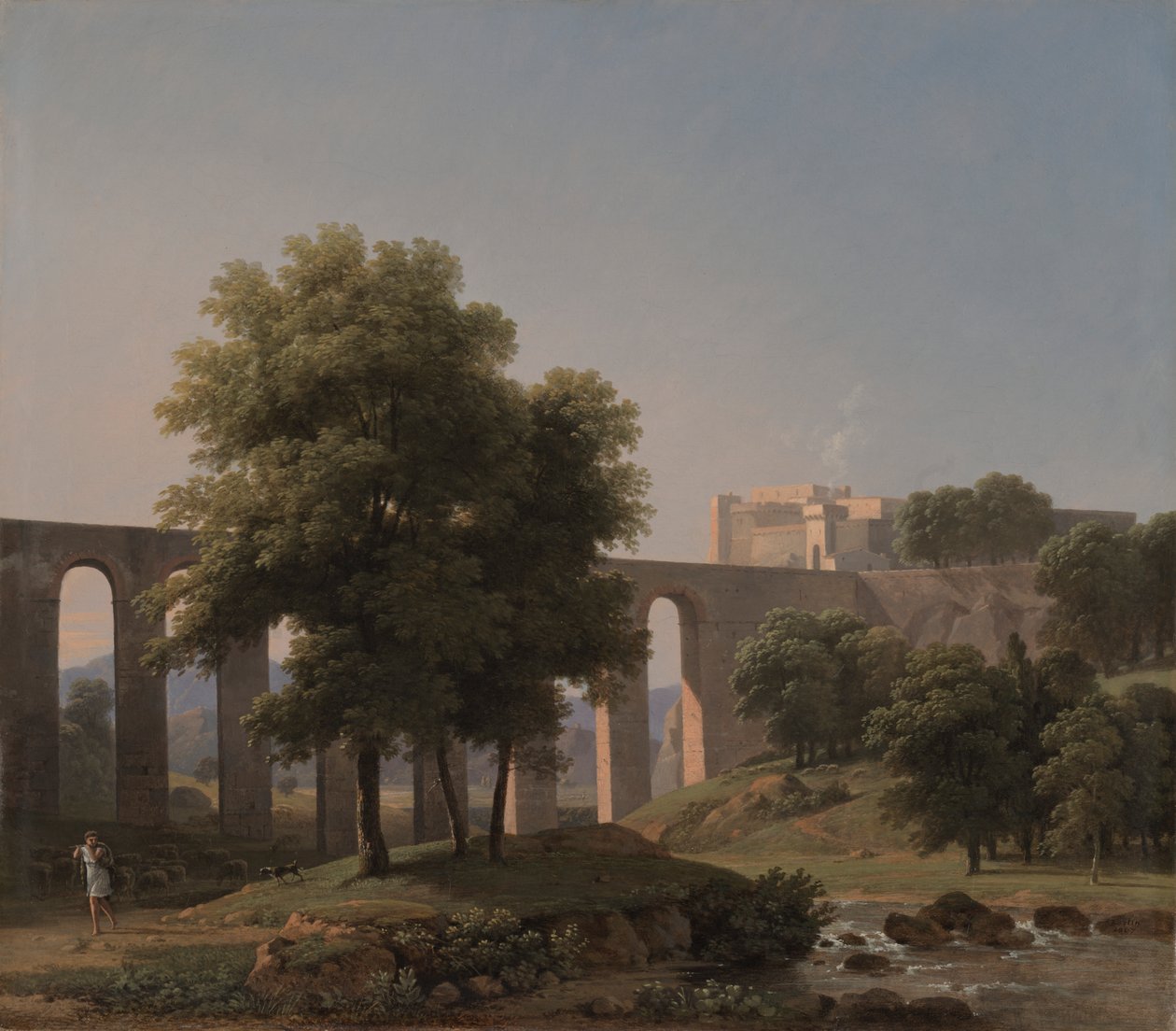 Kale Yakınında Bir Su Kemeri by Jean Victor Bertin