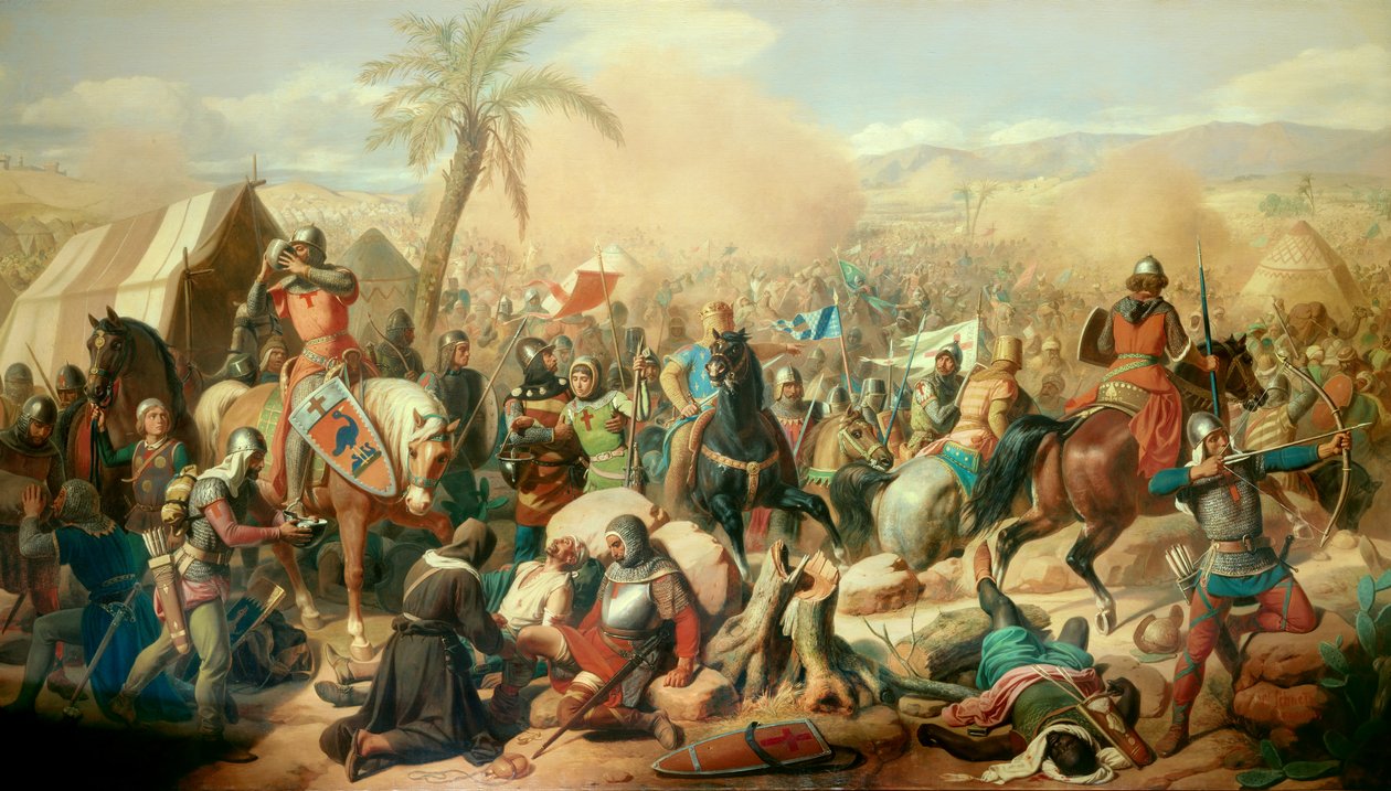 Birinci haçlı seferi: “” Ascalon Savaşı 12/08/1099, Godefroy de Bouillon