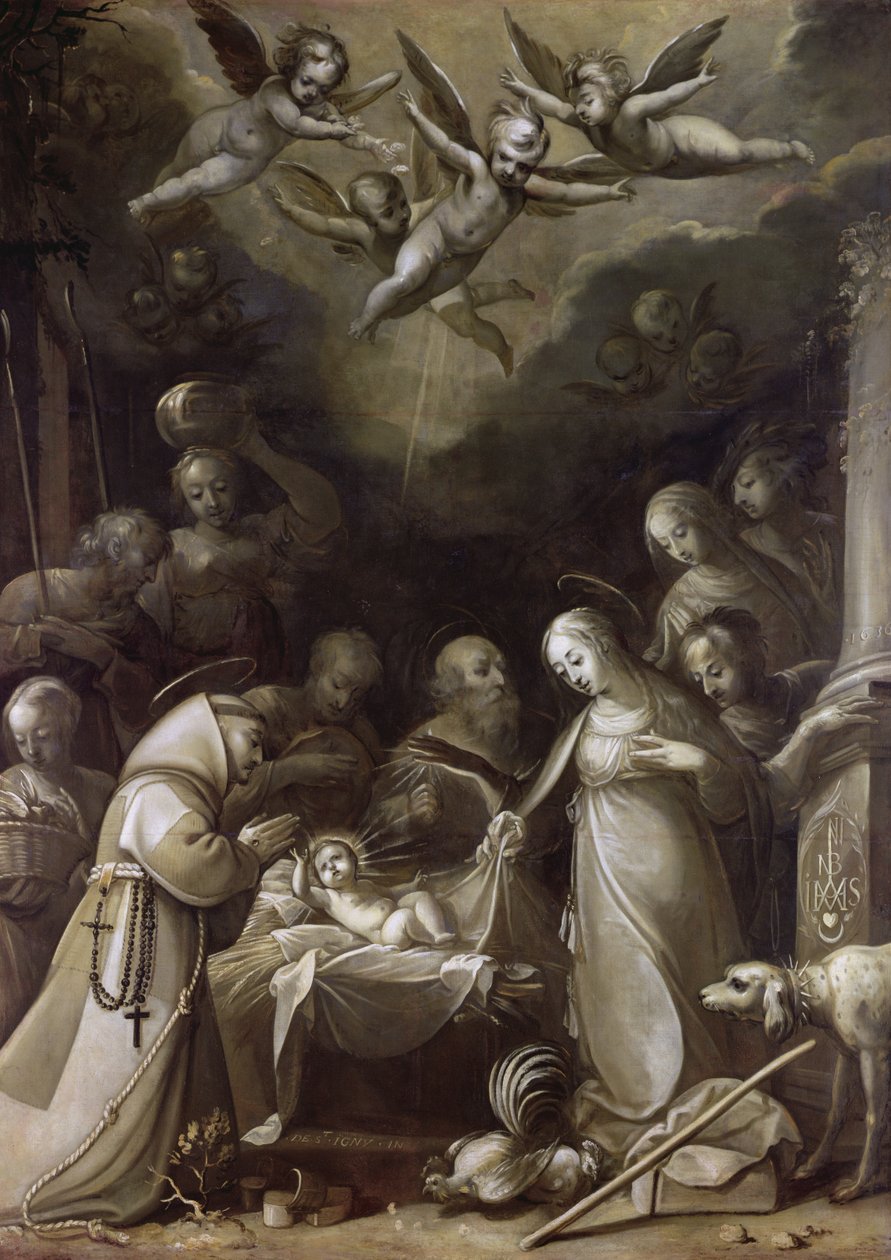 Çobanların Tapınması, 1636 by Jean de Saint Igny