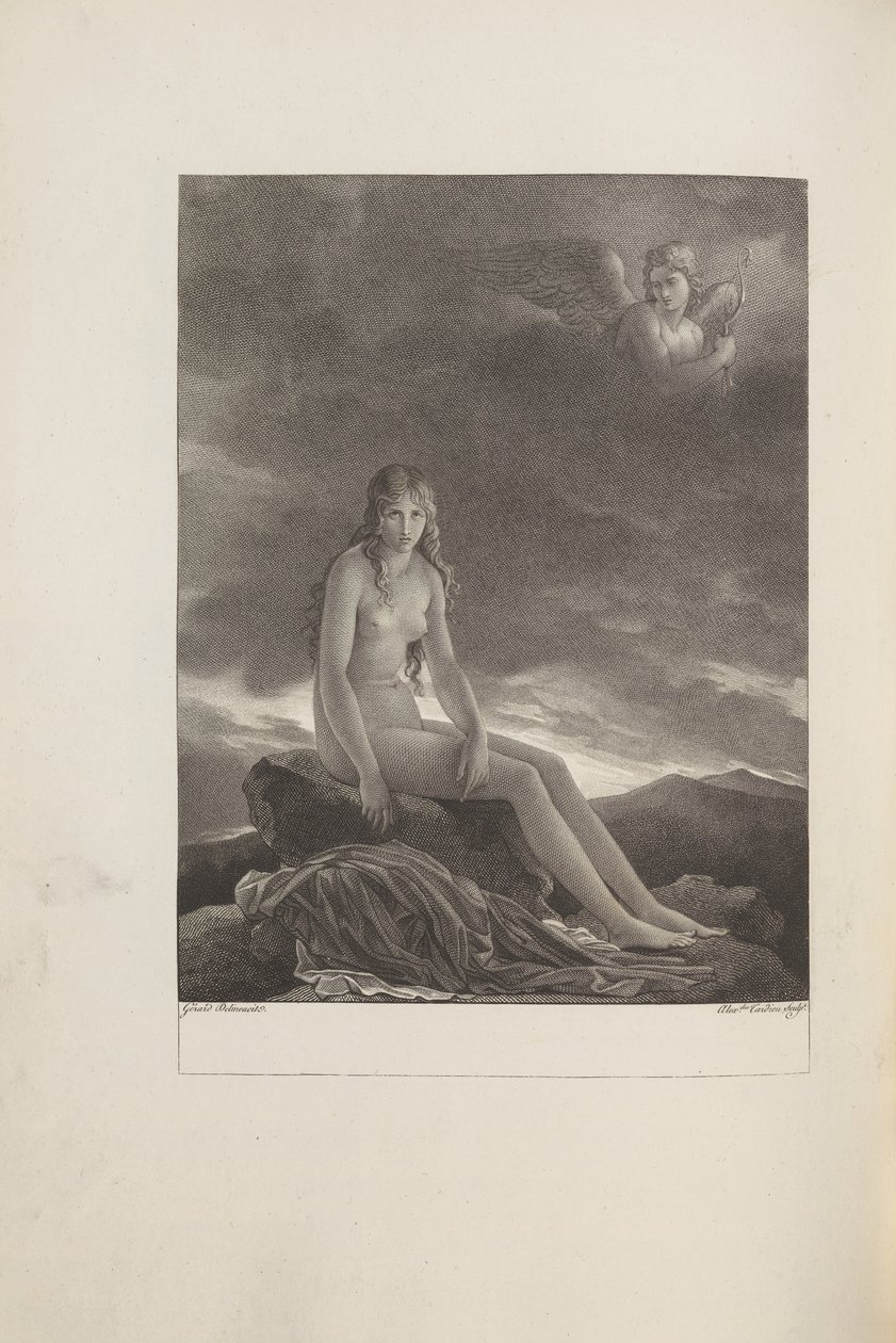 Psyche ve Cupid'in aşkı, ardından Adonis, şiir by Jean de la Fontaine