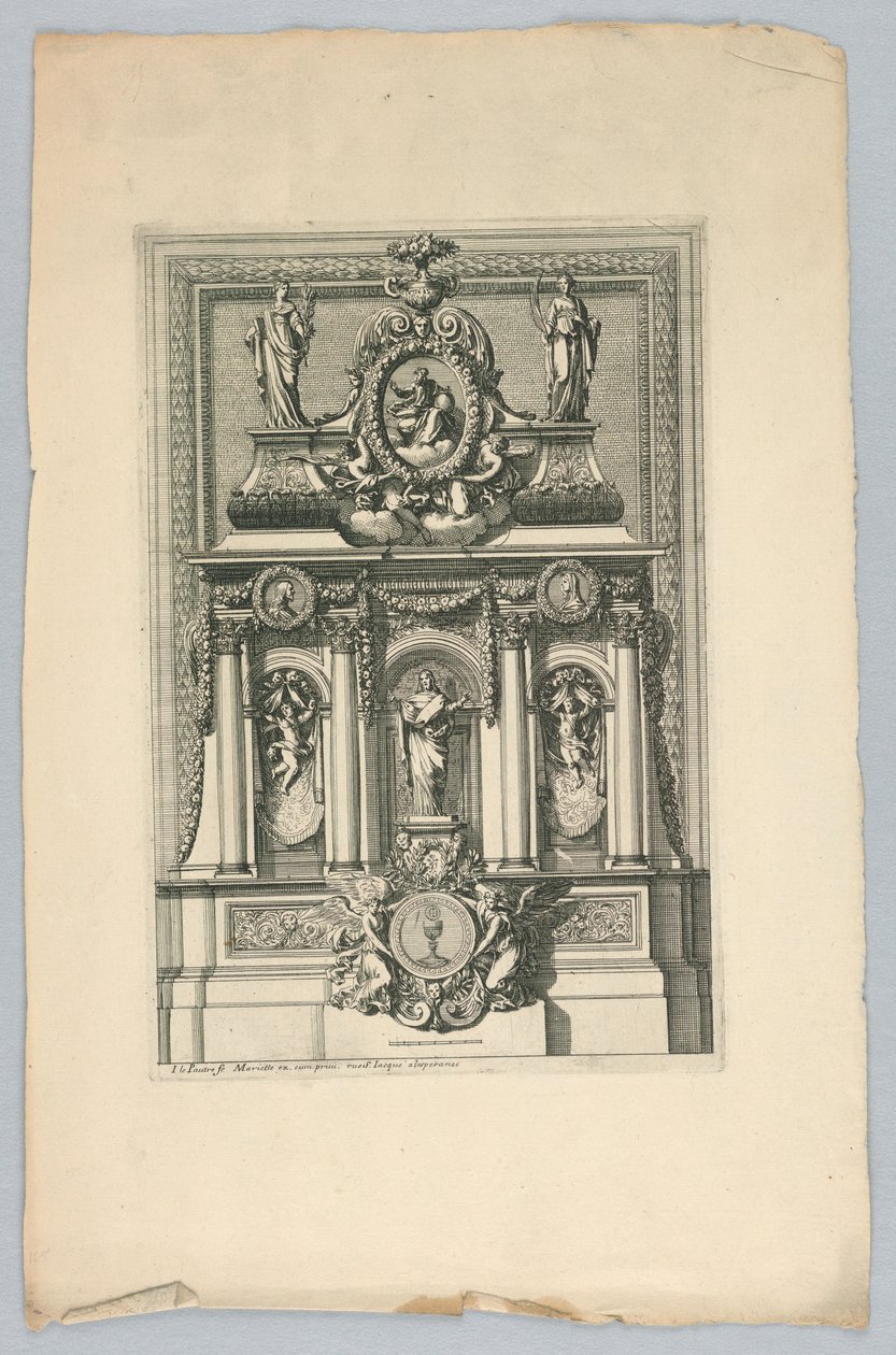 "Tabernacles" dan Tabernacle için Tasarım by Jean le Pautre