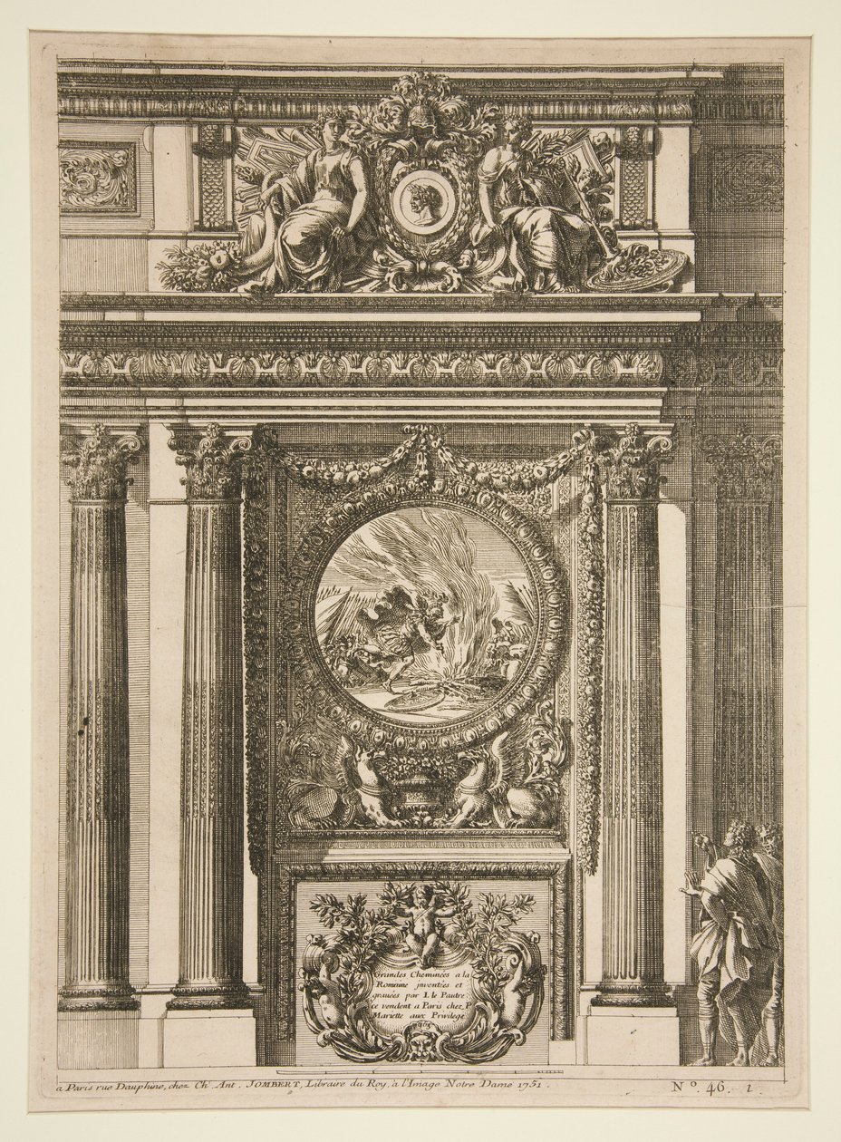 Büyük Roma Şömineleri by Jean le Pautre