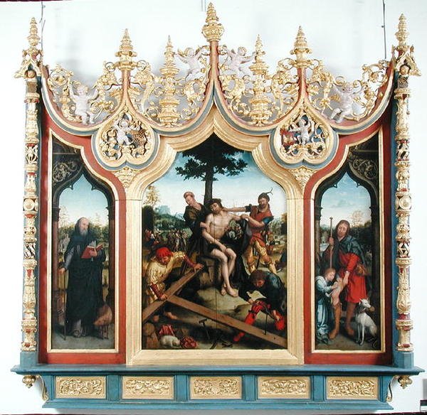 Cellatlarla İsa Üçlemesi, c.1530-32 by Jean the Elder Bellegambe