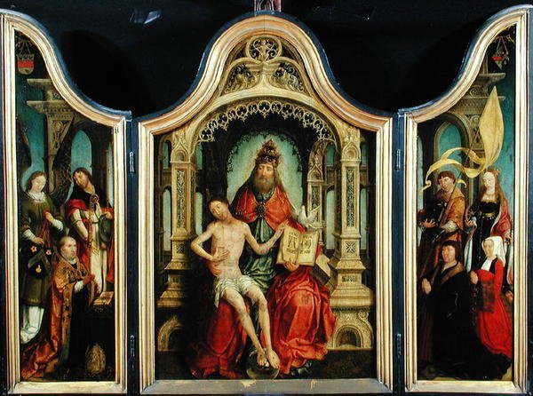 Üçlü Birlik, 1513-18 by Jean the Elder Bellegambe