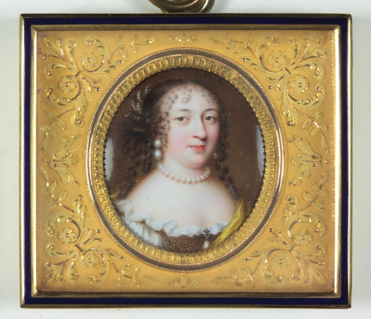 Madam de Louvois (emaye) adında bir bayan by Jean the Elder Petitot