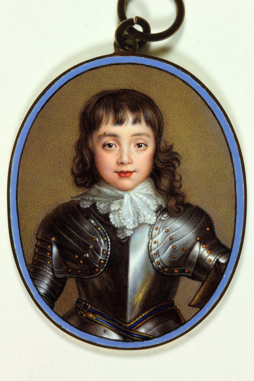 Charles, Galler Prensi, Daha sonra Charles II by Jean the Elder Petitot