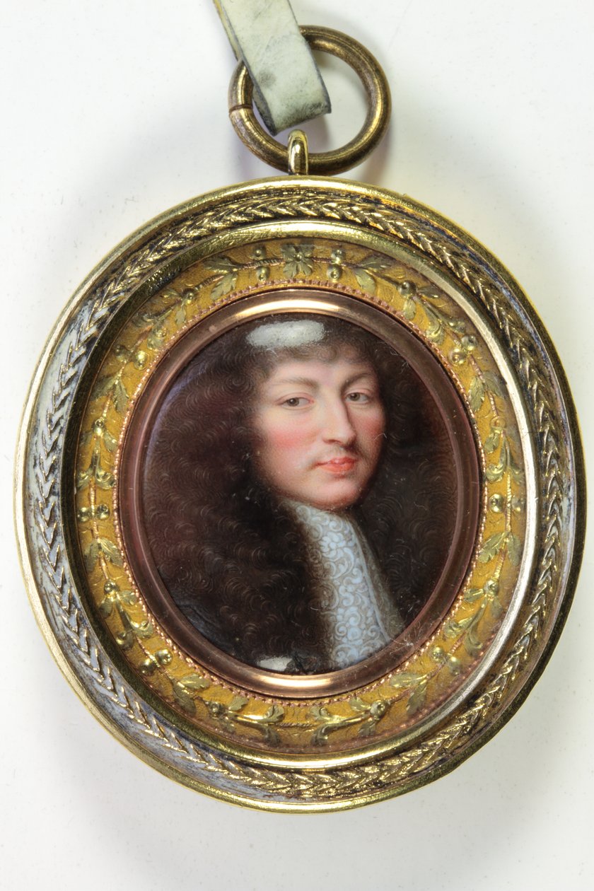 Louis XIV, Fransa Kralı (emaye) by Jean the Elder Petitot