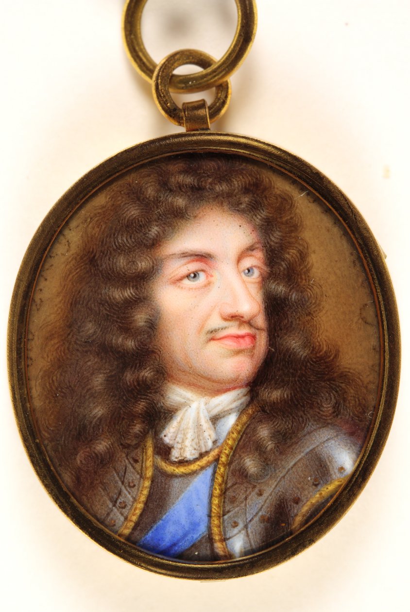 II. Charles by Jean the Younger (attr.to) Petitot