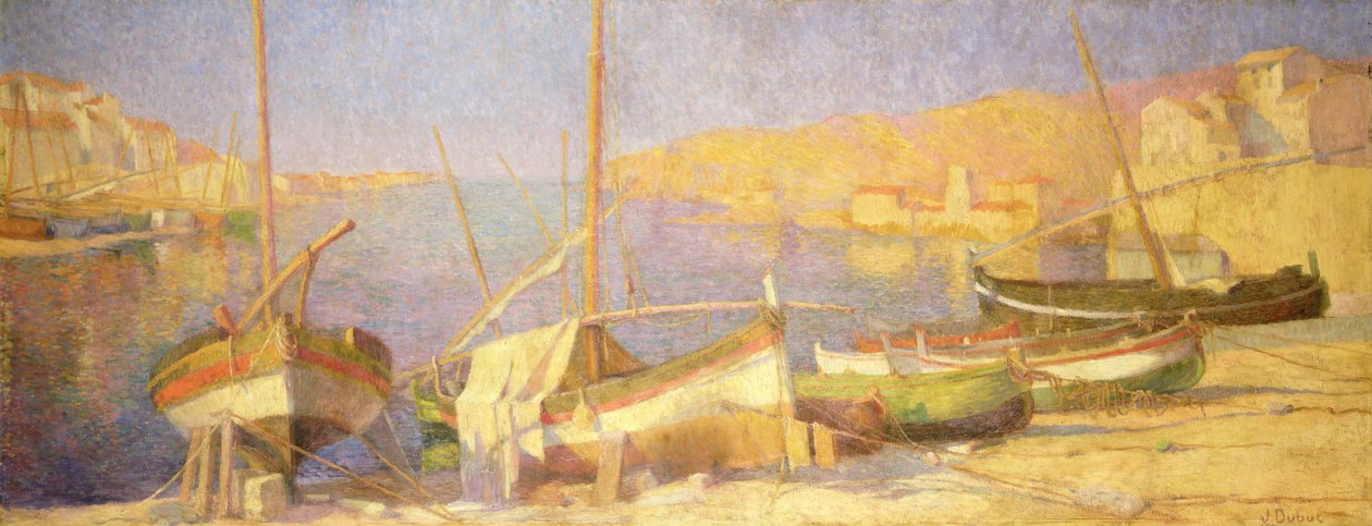 Collioure Limanı, Öğleden Sonra by Jeanne Dubut