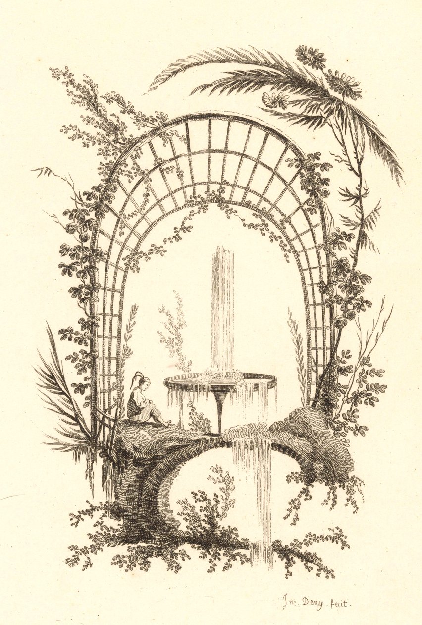 pergola altında çeşme by Jeanne Deny