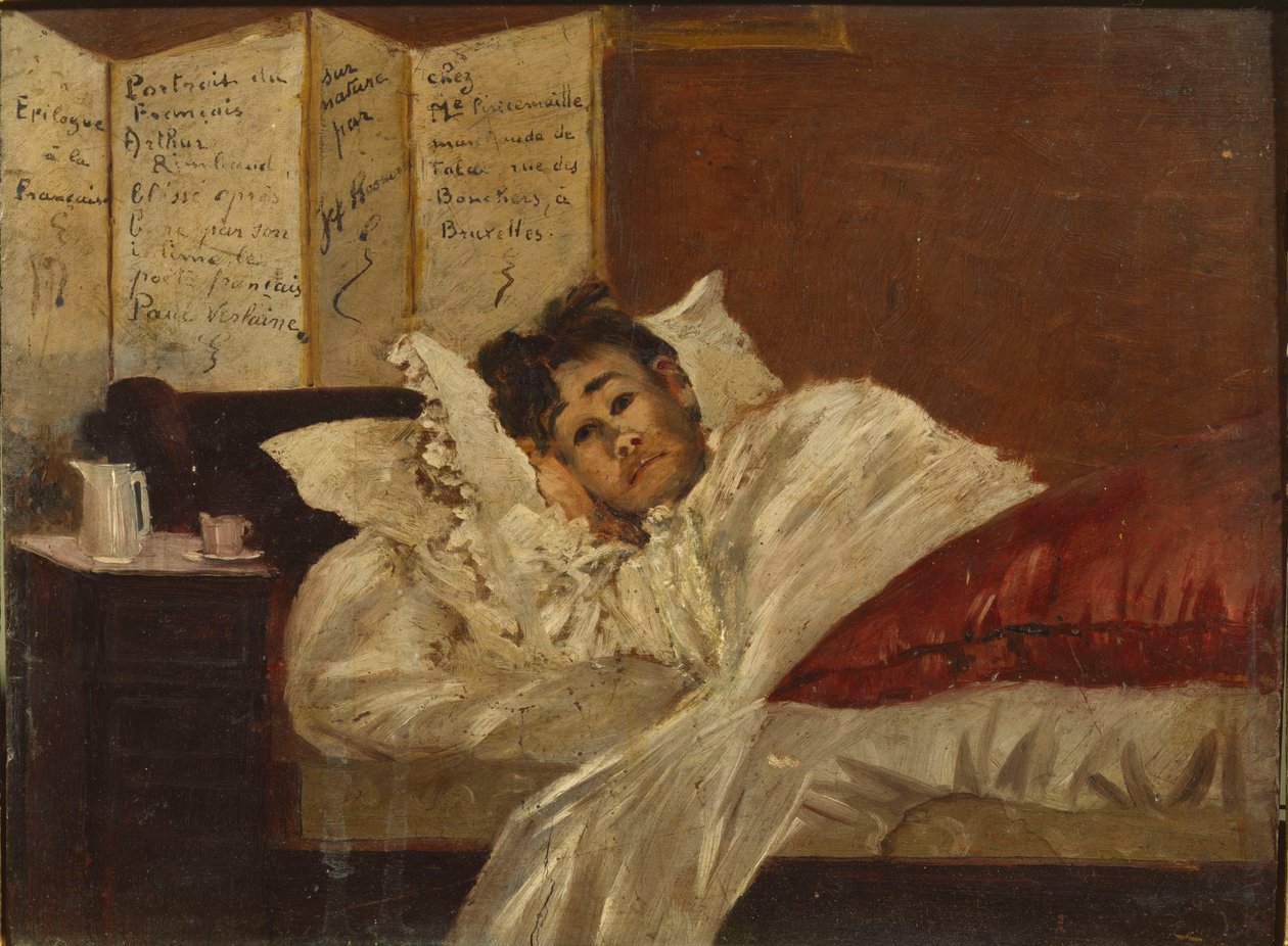 Arthur Rimbaud, Brüksel dramasından sonra, 1873. by Jef Rosman
