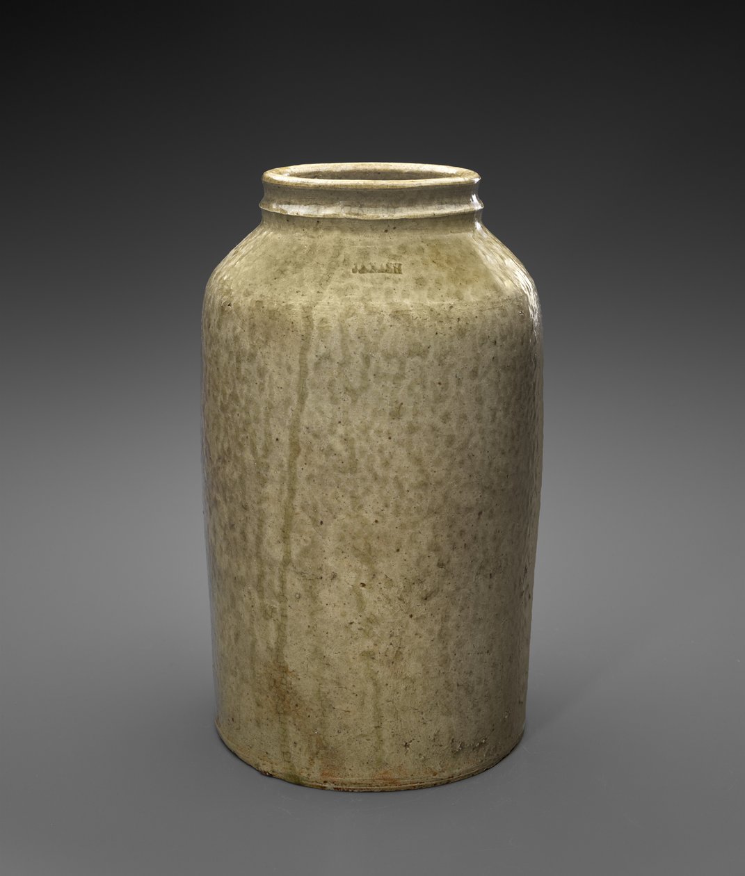 Kavanoz, c. 1850-1860 (alkali sırlı taş eşya) by Jefferson S. Nash Pottery