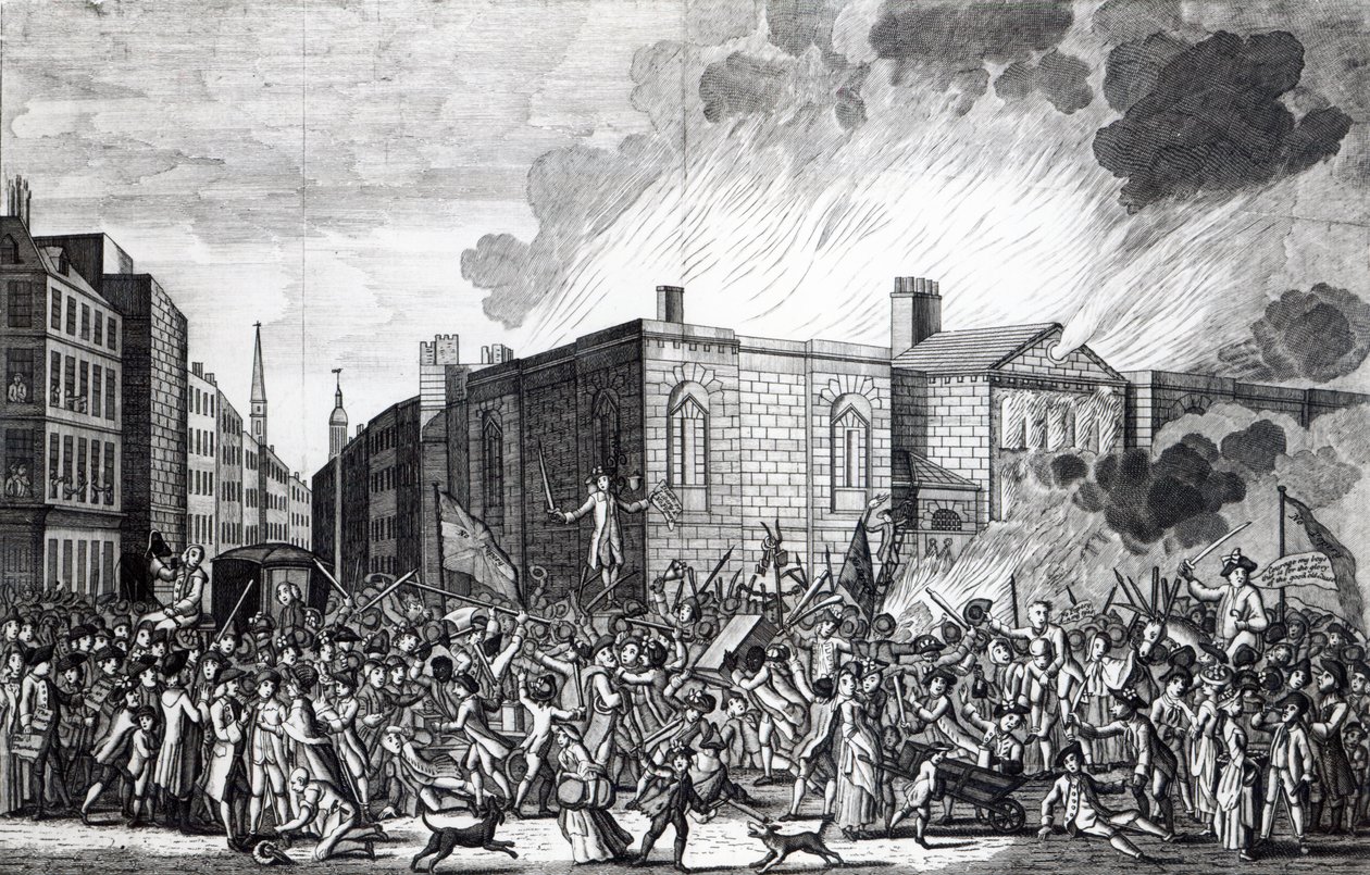 Henry Roberts tarafından kazınmış 7 Haziran 1780