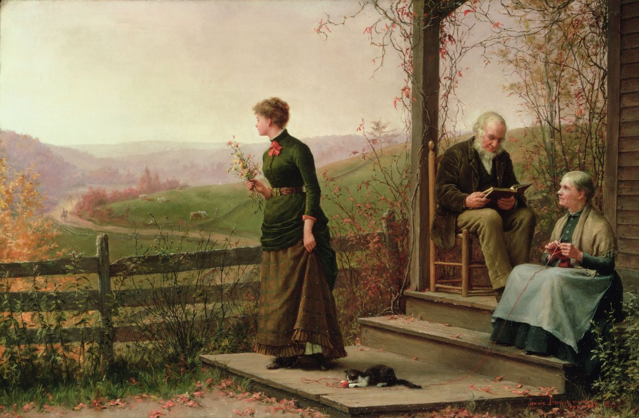 Aşkın Genç Rüyası by Jennie Augusta Brownscombe