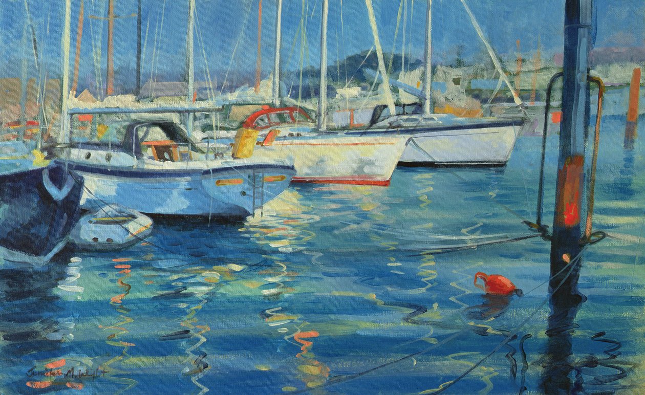 Wight Adası - Yat Yansımaları, 2010 by Jennifer Wright