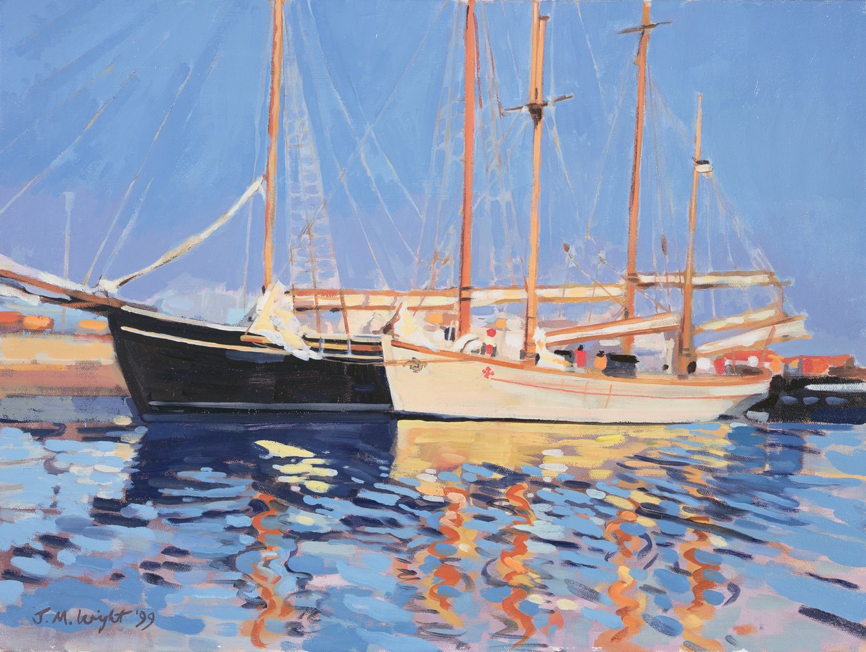 Demirli Yelkenli Gemiler, Skagen, Danimarka, 1999 by Jennifer Wright