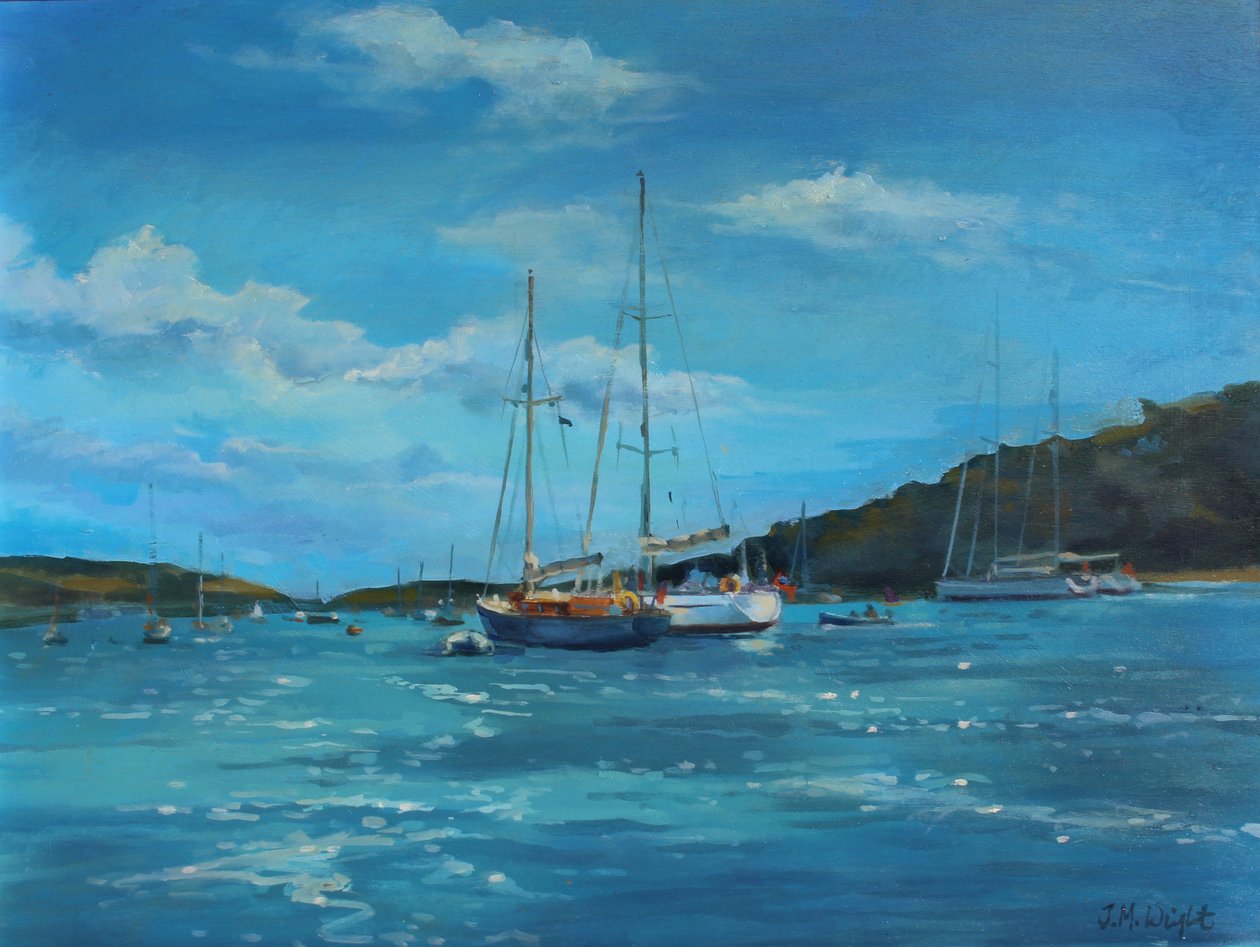 Salcombe Yatları, Mükemmel Gün by Jennifer Wright