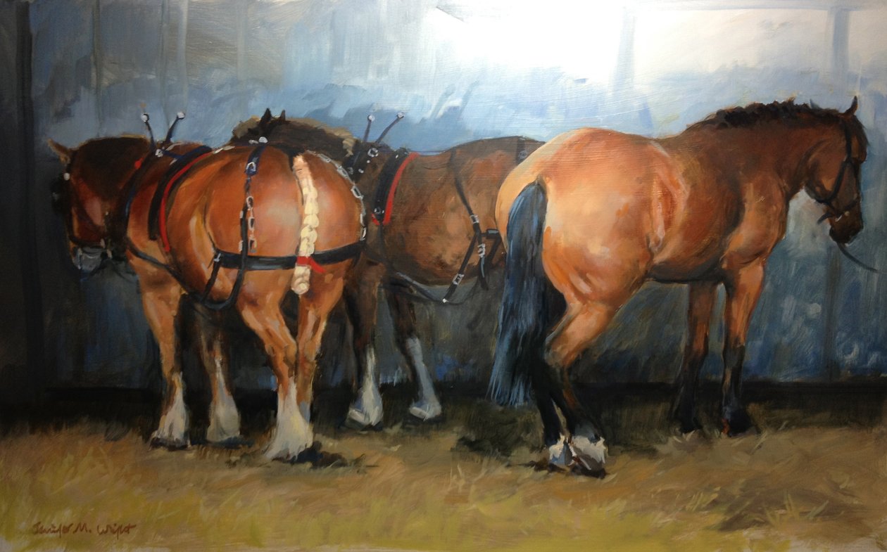Atlar - Ağır Atlar - Chertsey Show, 2012 by Jennifer Wright