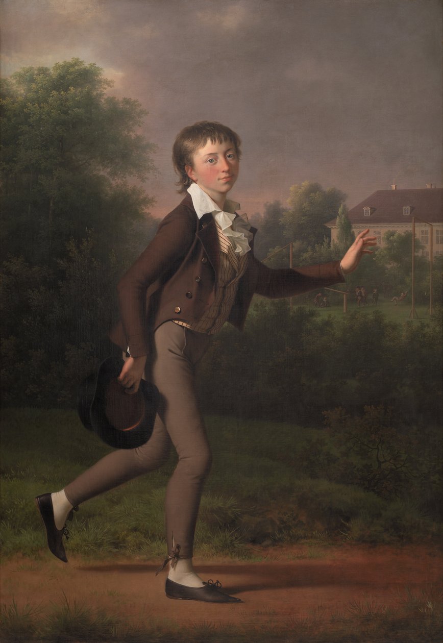 Koşan Bir Çocuk. Markus Holst von Schmidt by Jens Juel