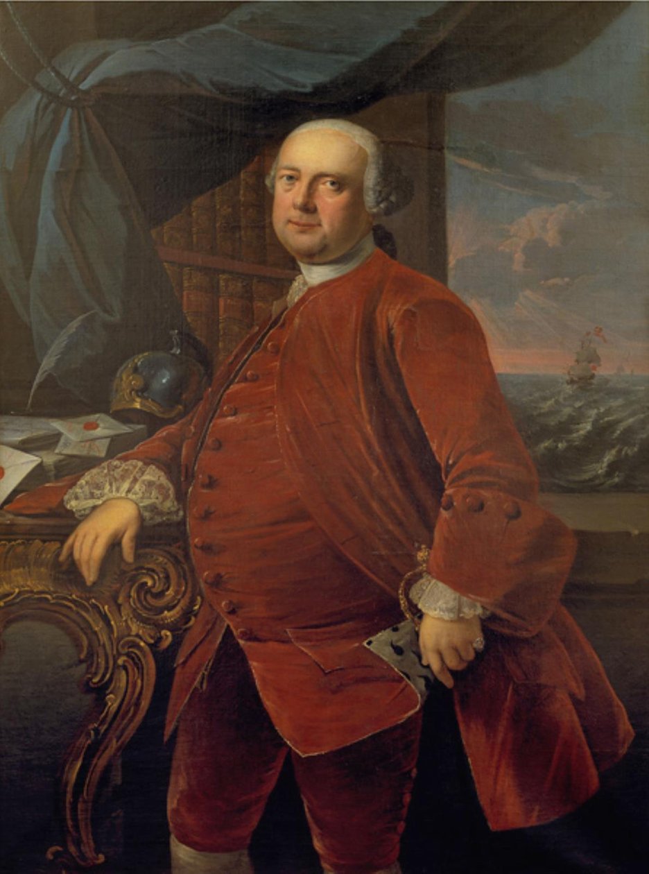 Posta müdürü Frederik Carl Harboe (?) by Jens Juel