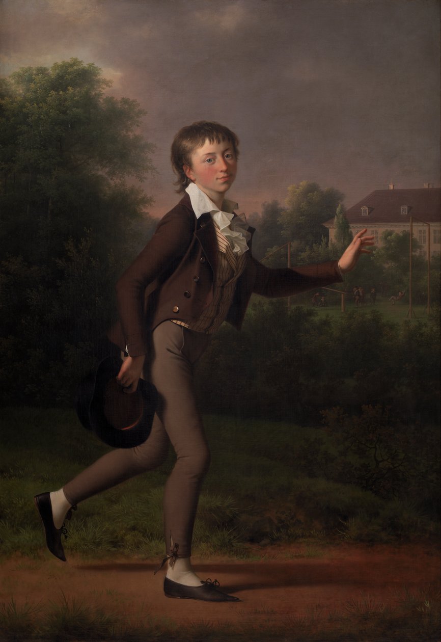 Koşan çocuk. Marcus Holst von Schmidten by Jens Juel