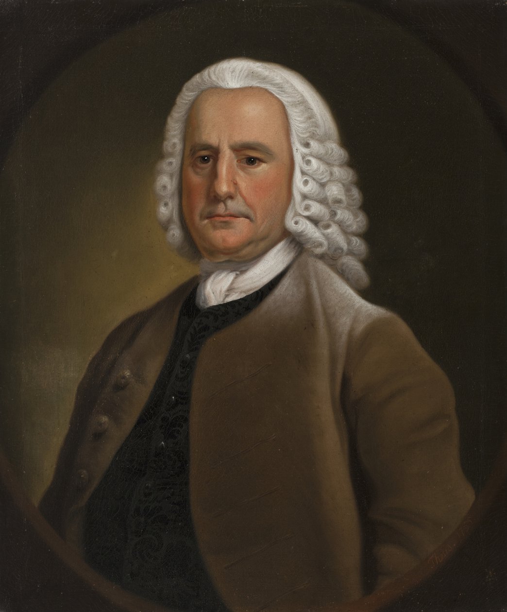 Bir Adamın Portresi, muhtemelen Isaac Holmes, c.1755 by Jeremiah Theus
