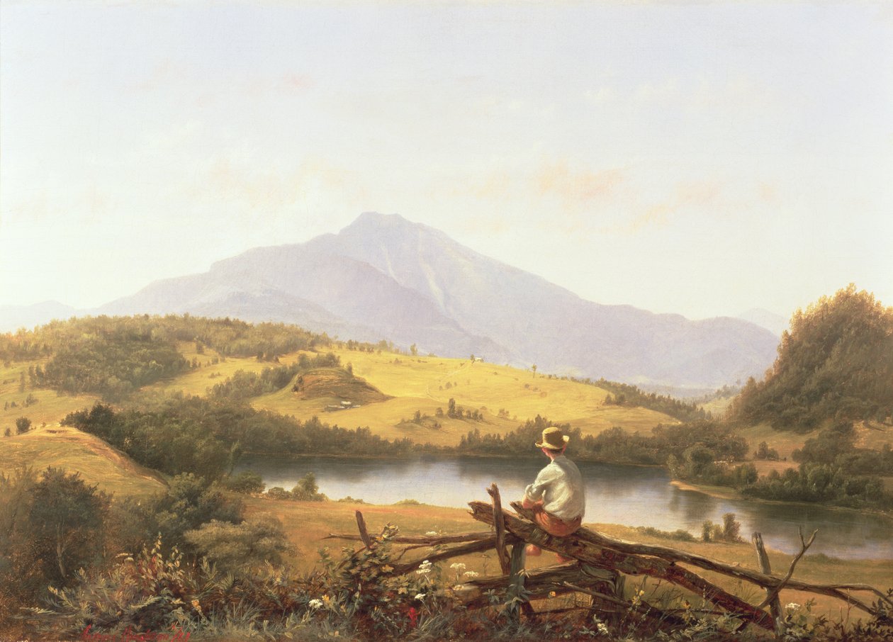 Mansfield Dağı, Vermont, 1861 by Jerome Thompson