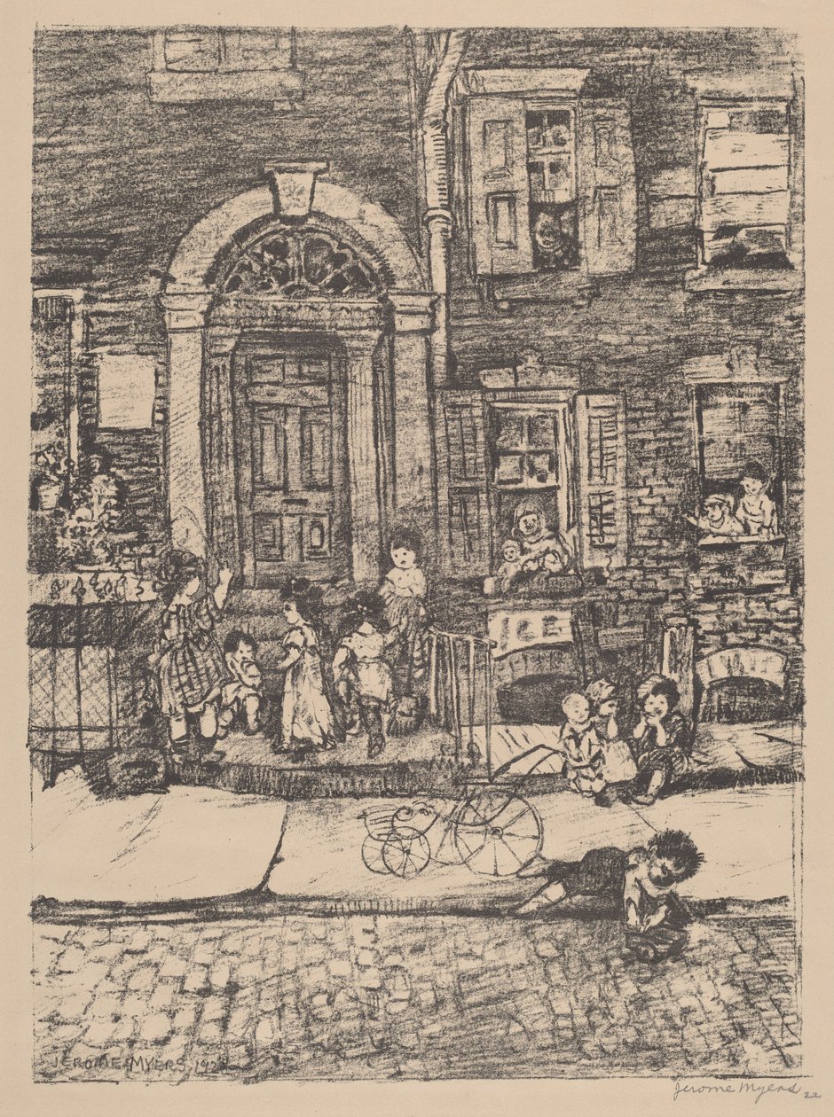 Sokak Sahnesi (New York) by Jerome Myers