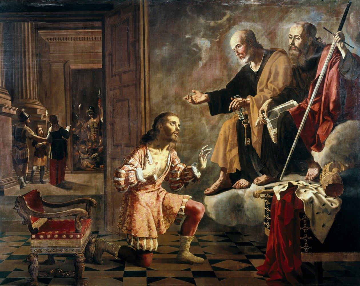 Havariler Aziz Petrus ve Aziz Paul, Roma İmparatoru I. Büyük Konstantin