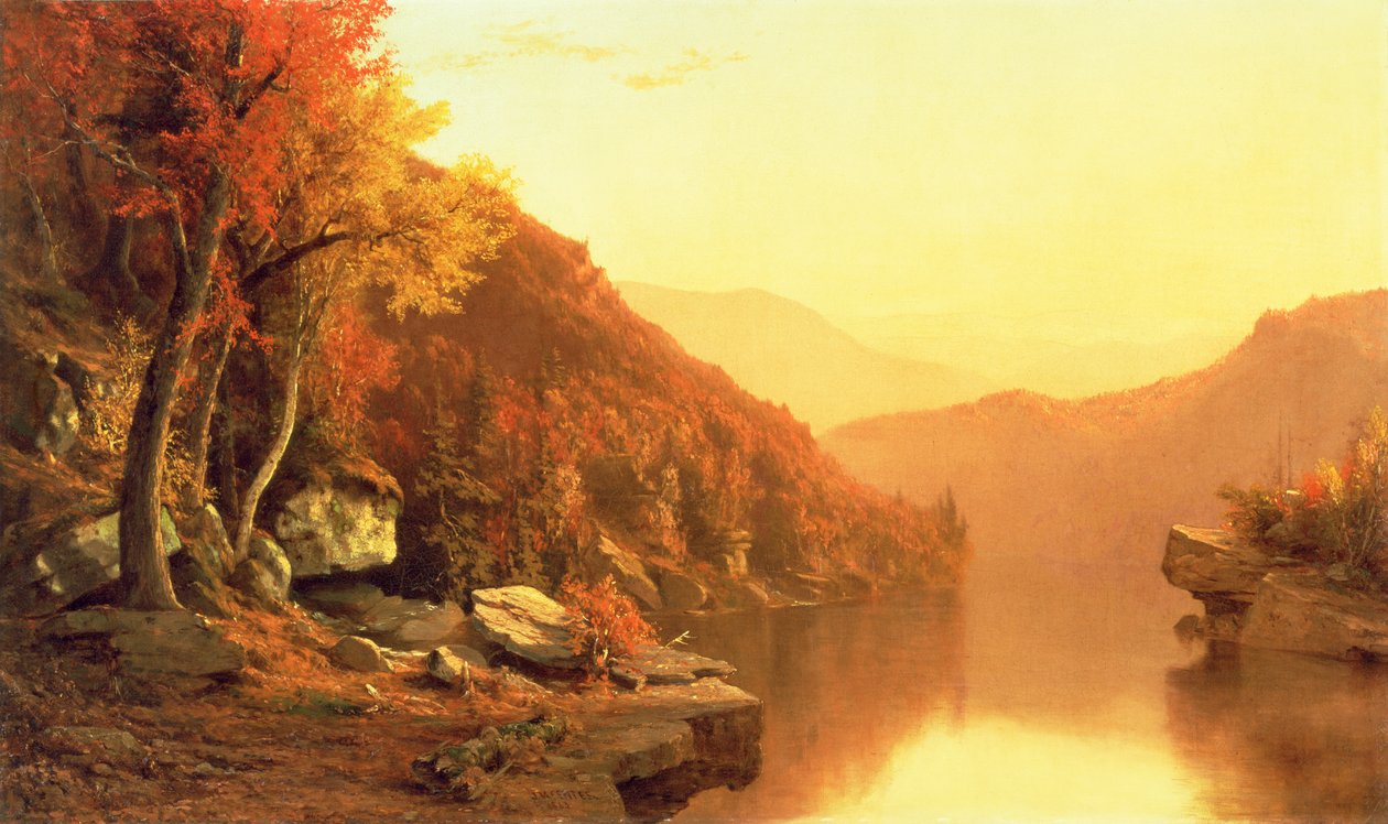 Shawangunk Dağları, Sonbahar, 1863 by Jervis McEntee