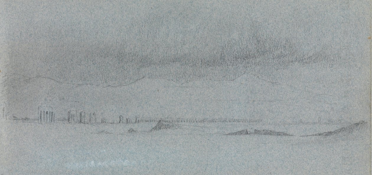 İtalyan Peyzaj Konularının Eskiz Defteri, 1869. by Jervis McEntee