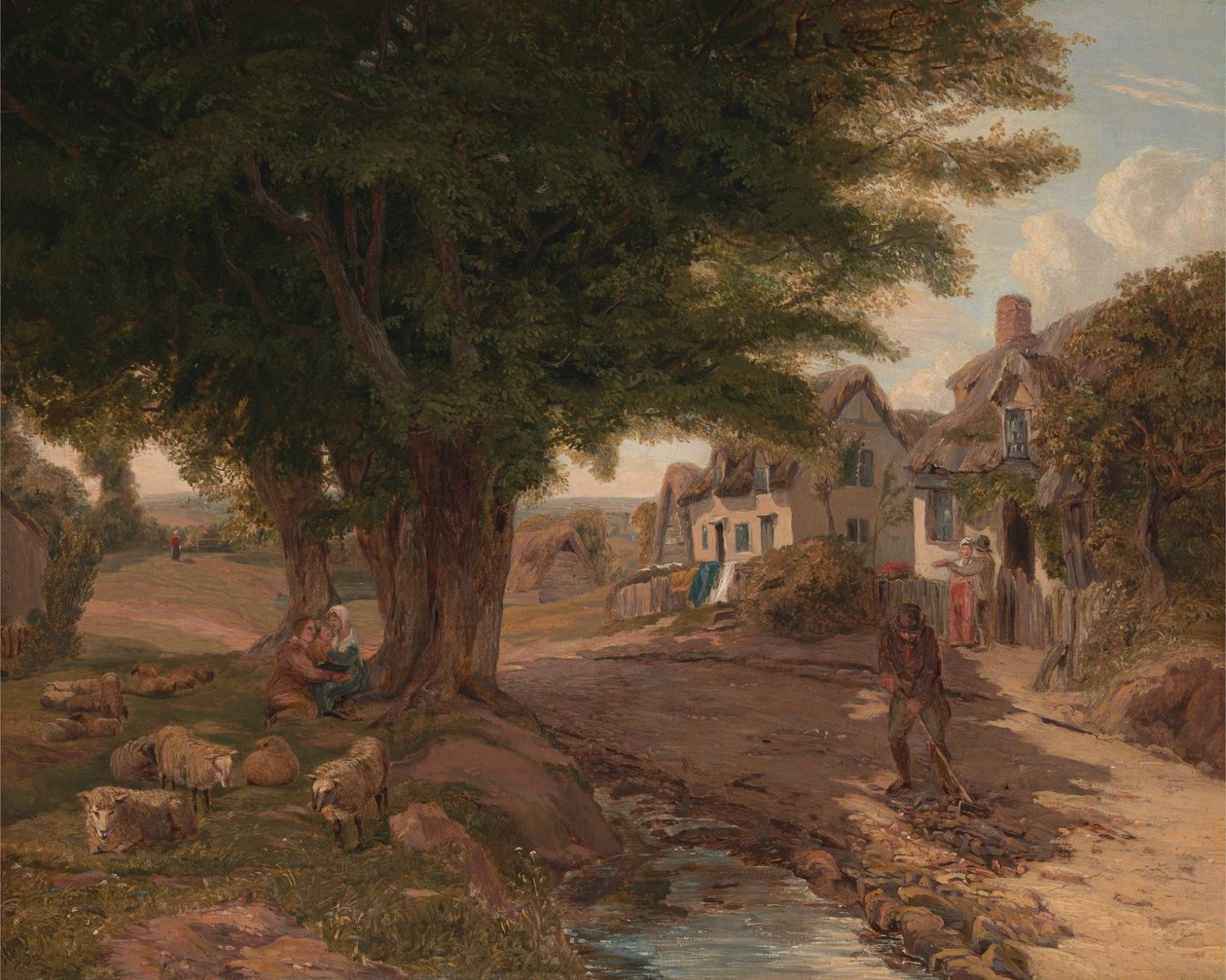 Köy Manzarası (muhtemelen Colickey Green, Essex) by Jessica Landseer