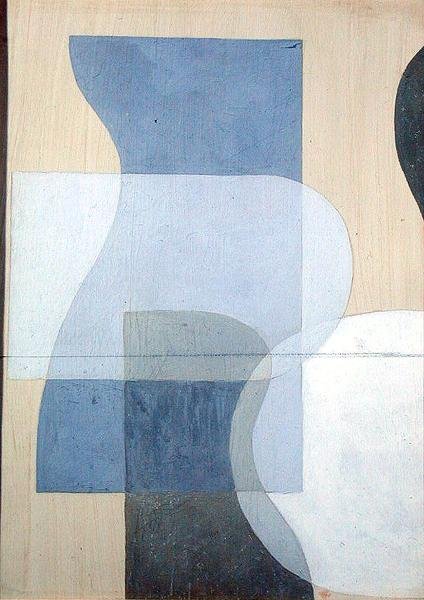 Özet 2, c.1938 (gesso tahtasında guaj) by Jessica Stewart Dismorr