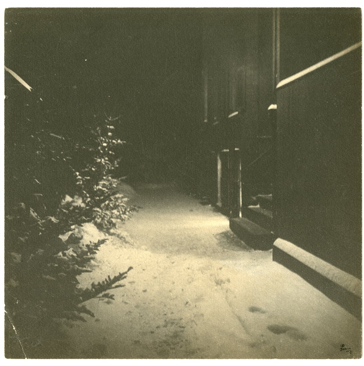 Bellingham Court, Boston, ABD, c.1902-10 (jelatin gümüşü fotoğraf) by Jessie Tarbox Beals
