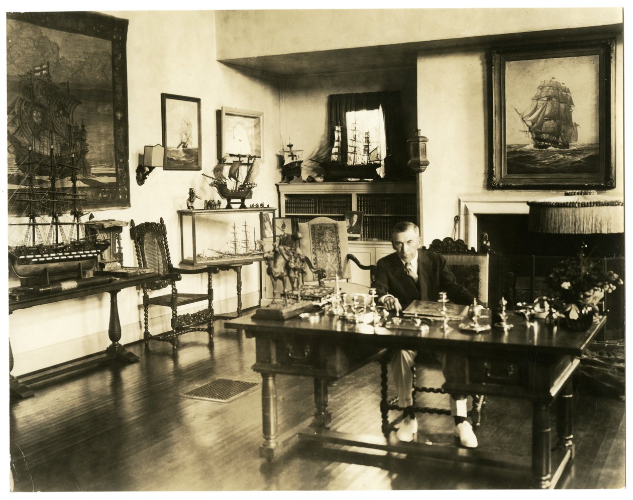 Booth Tarkington, c.1920-28 (jelatin gümüşü fotoğraf) by Jessie Tarbox Beals